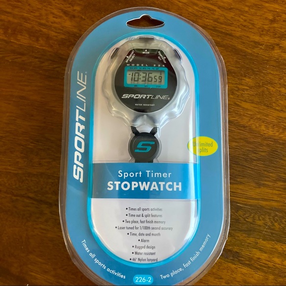 Sportline Sport Timer Stopwatch Sealed Sports Times All Sports NEW - Picture 1 of 5